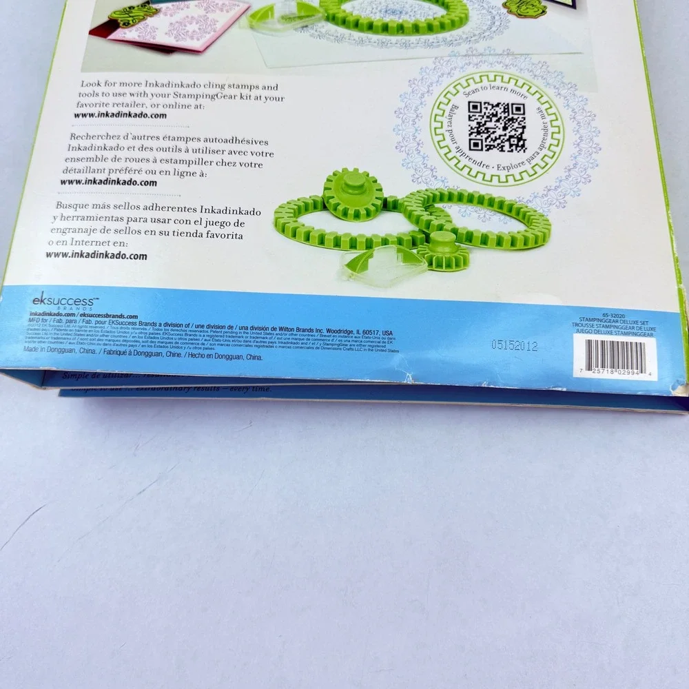 Inkadinkado StampingGear Deluxe Set 24pc Pattern Making Kit 65-32020 Green‎